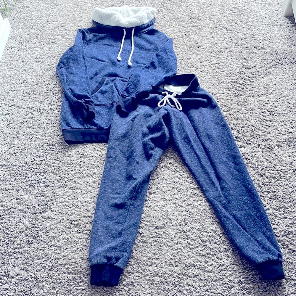 Pajamagram blue loungewear set.